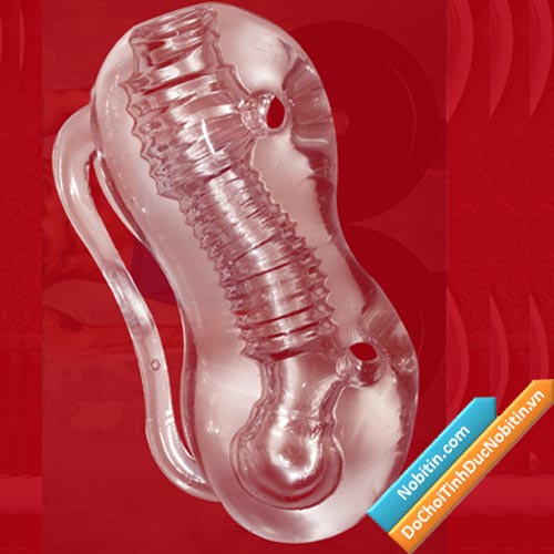 Âm đạo giả cầm tay trong suốt 01