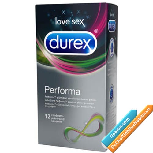 Bao cao su kéo dài thời gian Durex Performa