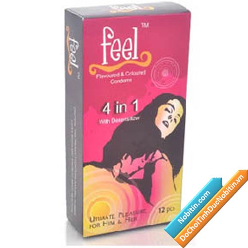 Bao cao su kéo dài thời gian Feel 4 in 1