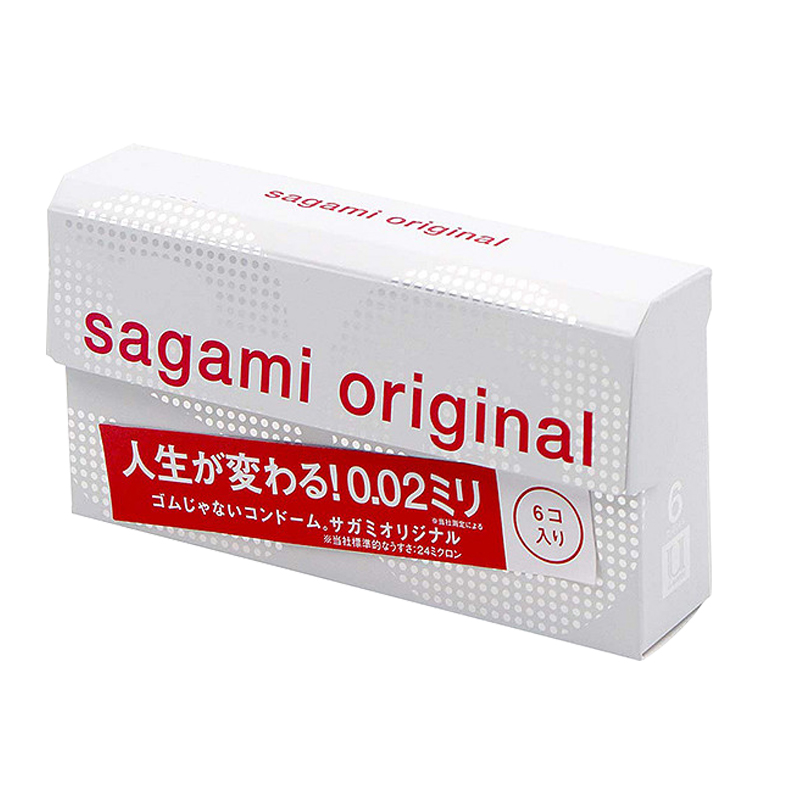 Bao cao su siêu mỏng Sagami 0.02 hộp 6 cái